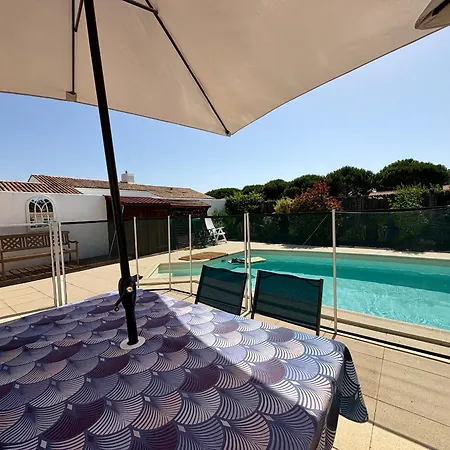Maison 2 Avec Piscine Privee A Jean De Monts - Fr-1-323-439 펜션 생장드몽